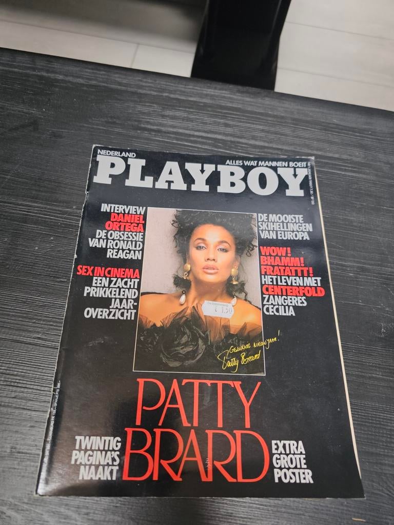 Playboy Januari 1988 - Patty Brard Cover, Boeken, Ophalen of Verzenden