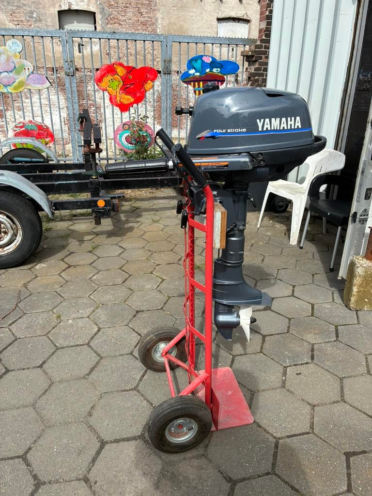 Te Koop Yamaha 4 pk / 4takt -buitenboordmotor (externe tank), Ophalen, Gebruikt, Minder dan 5 pk, Viertaktmotor