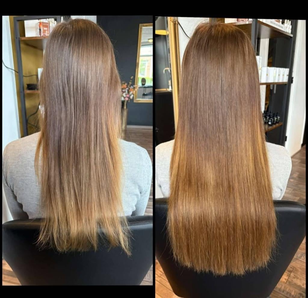 Weave extensions(echt haar) 50cm 100 gram, Ophalen of Verzenden, Zo goed als nieuw, Pruik of Haarverlenging
