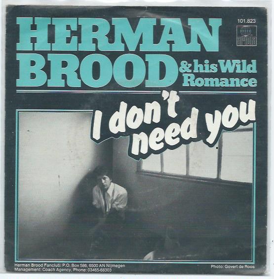 Nederbeat- Herman Brood and W.Romance-I don't need.....