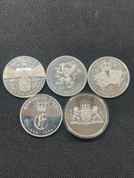 5 zilveren 925 penningen Nederland, Ophalen of Verzenden, Midden-Amerika