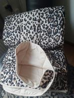 LAZY DEKBED PATTY BRARD PANTERPRINT 2.20X2.40 BEDSPREI ZGAN!, Ophalen, Eenpersoons, Wit, Deken of Dekbed