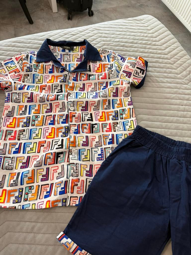 Fendi jongens set, Kleding | Heren, Overhemden, Ophalen of Verzenden, Zo goed als nieuw