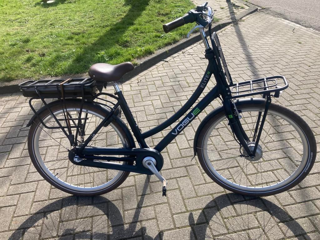 Voque elite elektrische fiets, Fietsen en Brommers, Elektrische fietsen, Gebruikt, 47 tot 51 cm, 30 tot 50 km per accu, Ophalen