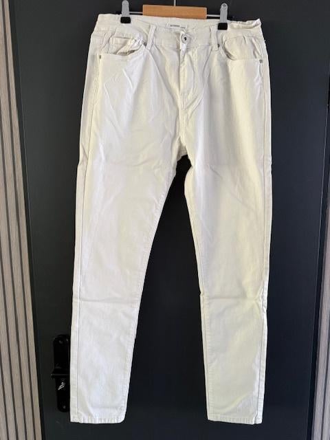 Witte jeansbroek maat 46 van Goodies Jeans, Wit, Maat 46/48 (XL) of groter, Ophalen of Verzenden, Zo goed als nieuw