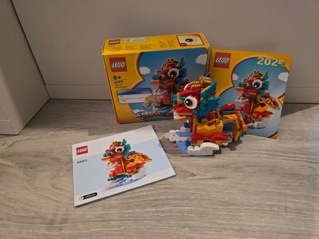 Lego 40611 Year of the dragon, Lego, Ophalen of Verzenden, Zo goed als nieuw, Compleet