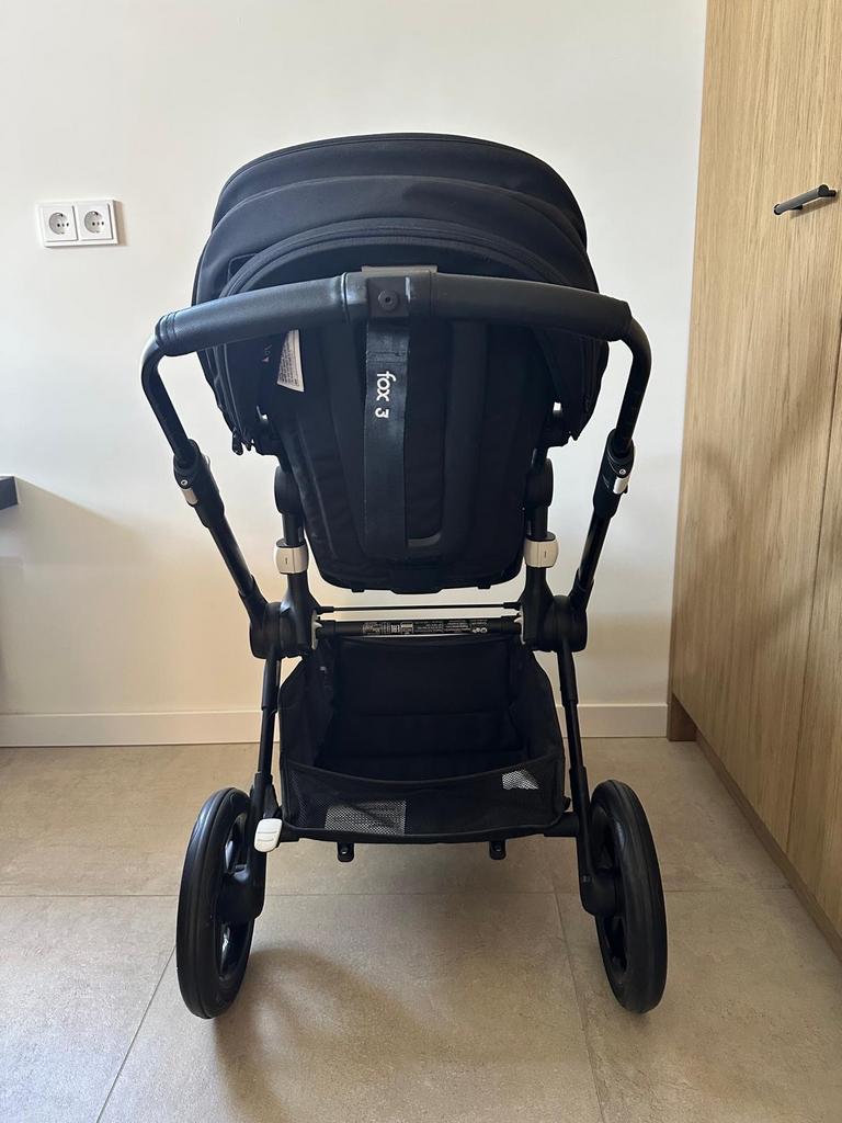 Bugaboo Fox 3 Kinderwagen - Complete Set - All Black, Kinderen en Baby's, Kinderwagens en Combinaties, Bugaboo, Ophalen of Verzenden