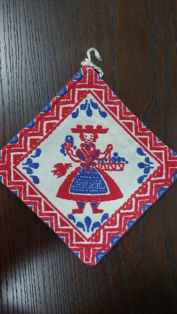 2 vintage pannenlappen, Antiek en Kunst, Ophalen of Verzenden