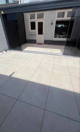 keramische porseleinen terrastegels 60x60cm, Ophalen, Keramiek, Nieuw, 5 tot 10 m²