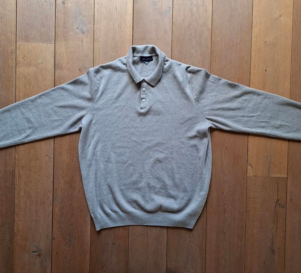 Mr. Marvis Rugby Polo Pullover - Baristas - XXL, Beige, Overige maten, Ophalen of Verzenden, Zo goed als nieuw