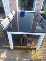 Tuinset 6 personen, Tuin en Terras, Ophalen, Overige materialen, Gebruikt, Eettafel