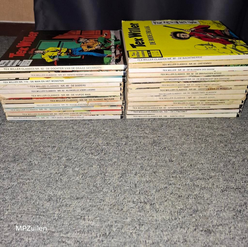 Tex Willer Verzameling, Boeken, Stripboeken, Meerdere stripboeken, Ophalen of Verzenden, Zo goed als nieuw