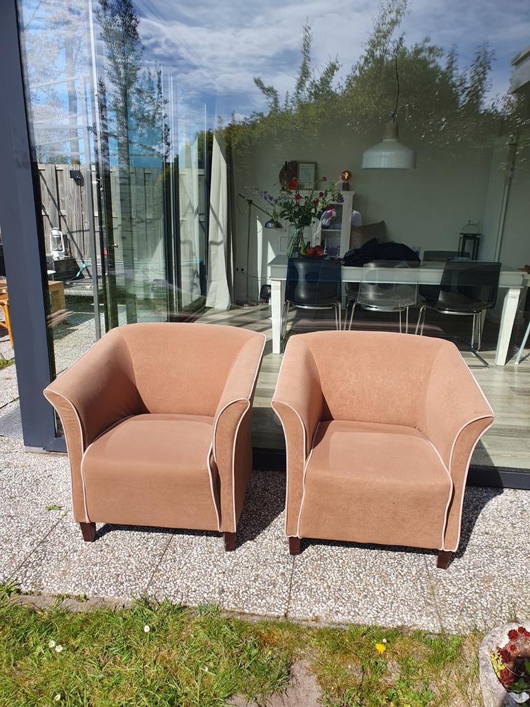 2x fauteuil bruin, Ophalen