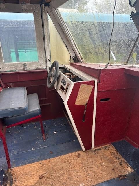 Opknapper boot 50 personen, Watersport en Boten, Motorboten en Motorjachten, Ophalen, Gebruikt, Staal, 9 tot 12 meter