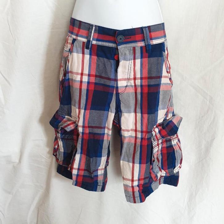 Stoere geruite heren korte broek. Mt W30. Merk Coolcat, Kleding | Heren, Broeken en Pantalons, Zo goed als nieuw, Maat 46 (S) of kleiner