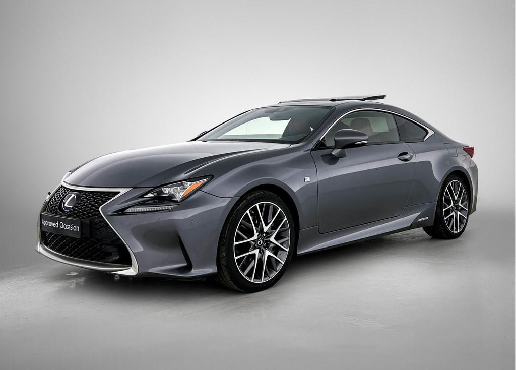 Lexus RC 300h F SPORT Line (bj 2016, automaat), Auto's, Lexus, Automaat, 12 maanden, Achterwielaandrijving, Gebruikt