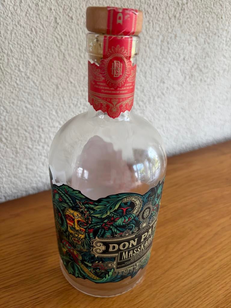 Lege Don Papa Masskara Rum Fles, Ophalen of Verzenden, Gebruikt, Frankrijk, Overige typen