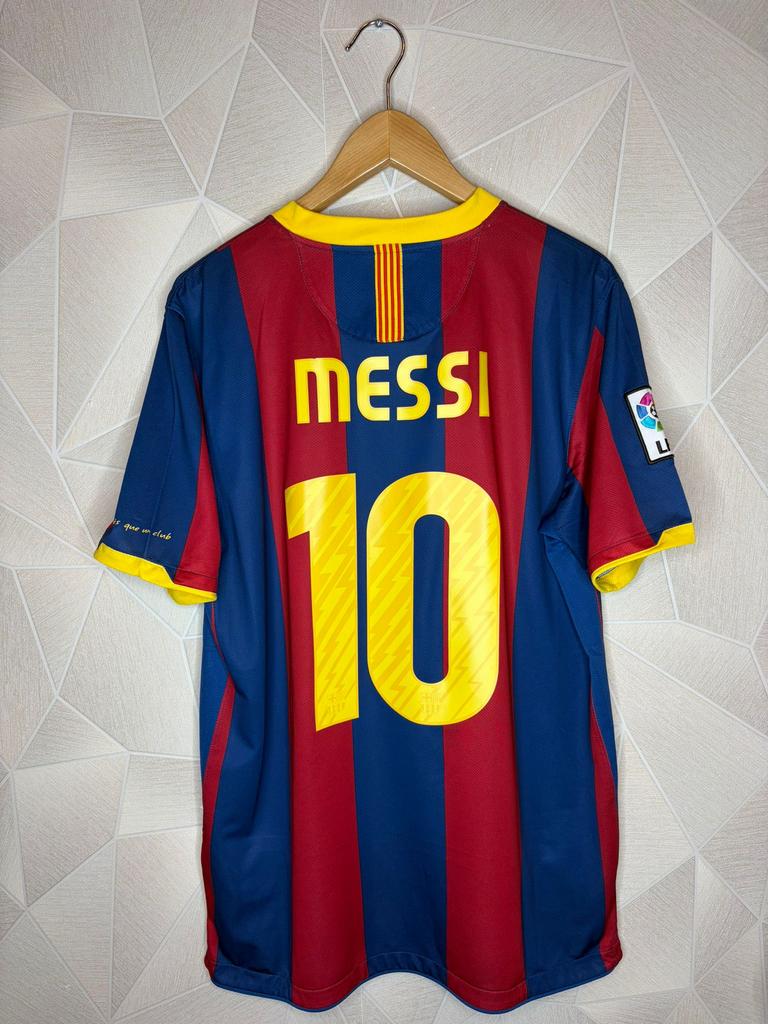 FC Barcelona Thuis 2010/2011 Messi, Maat L, Ophalen of Verzenden, Zo goed als nieuw, Shirt