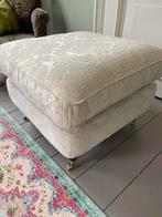 Stijlvolle hocker / voetenbank, Ophalen, Gebruikt, Vierkant, Stof