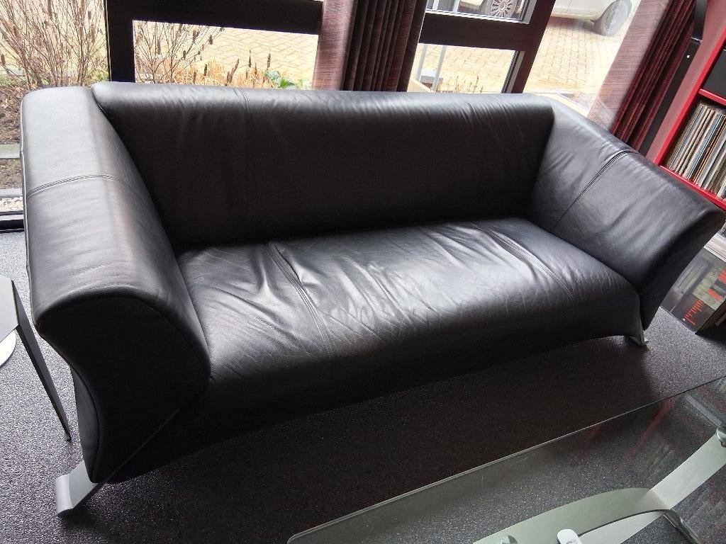 Leren bank 322 van Rolf Benz, Huis en Inrichting, Banken | Bankstellen, Ophalen, Gebruikt, Design, Driepersoons