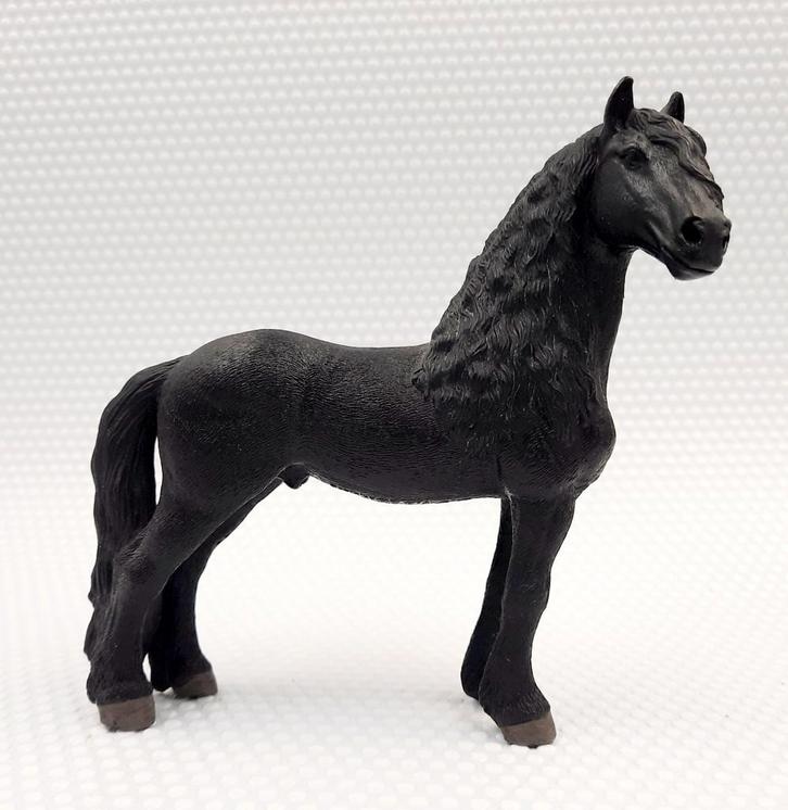 Schleich Friese Hengst - 13792 Zwart Paard  12,5 cm, Kinderen en Baby's, Speelgoed | Overig, Gebruikt, Jongen of Meisje, Ophalen of Verzenden