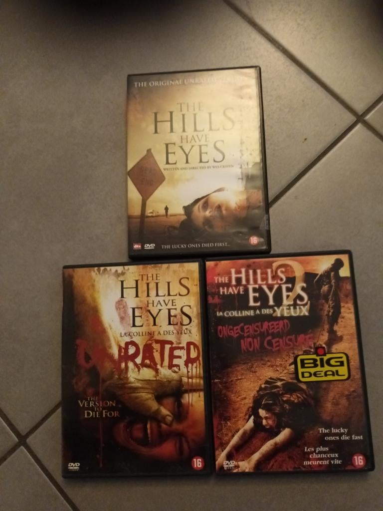 Dvds The Hills have Eyes, Cd's en Dvd's, Dvd's | Horror, Vanaf 16 jaar, Ophalen of Verzenden, Zo goed als nieuw