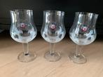 3x Tripel Karmeliet bierglazen, Ophalen of Verzenden, Zo goed als nieuw, Glas of Glazen, Overige merken