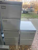 Metalen archiefkast met laden - Grijs, Ophalen, Minder dan 50 cm, Gebruikt, 5 laden of meer
