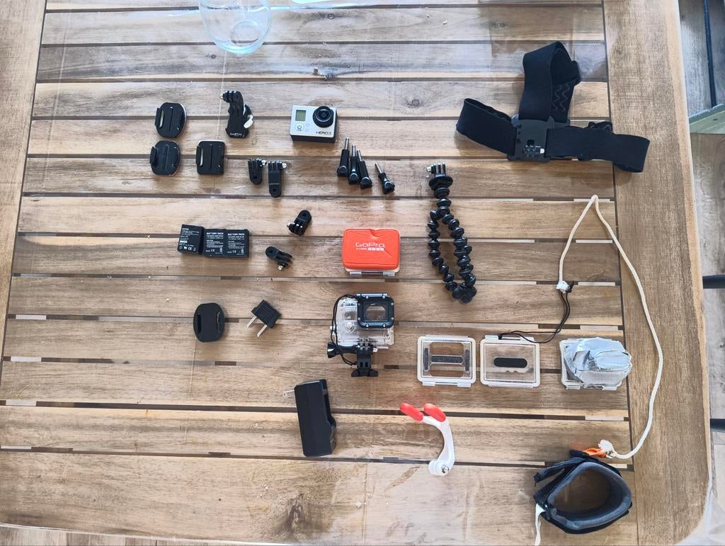 GoPro hero 3 silver, Audio, Tv en Foto, Actiecamera's, Gebruikt, GoPro, Ophalen of Verzenden