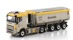 WSI VOLVO FH5 SLEEPER CAB + TIPPER TRAILER - BOSKALIS, Hobby en Vrije tijd, Modelauto's | 1:50, Wsi, ., Nieuw, Ophalen of Verzenden
