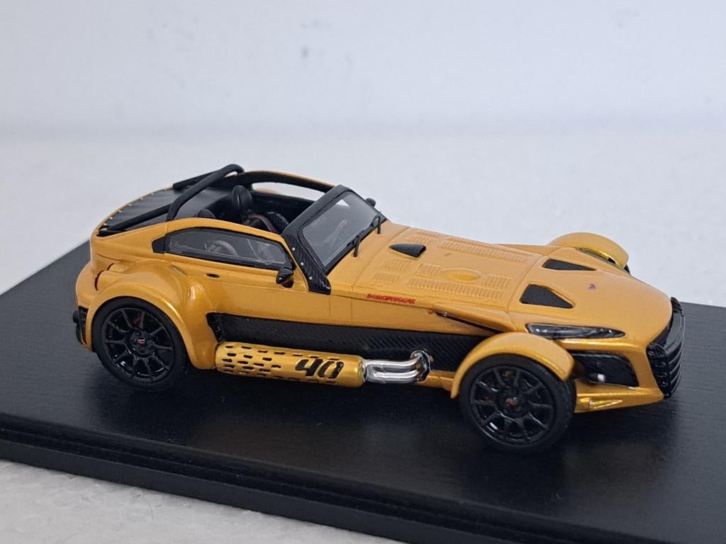 Donkervoort D8 GTO-40 1/43 Goud Spark S7605 Uniek, Ophalen of Verzenden, Zo goed als nieuw, Auto, Overige merken