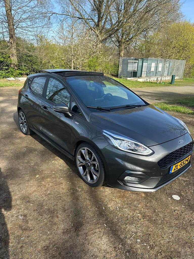 Ford Fiësta 1.0 Ecoboost 100pk 5dr 2019 Grijs, Auto's, Voorwielaandrijving, 49 €/maand, Origineel Nederlands, Handgeschakeld