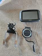 Motorfiets navigatiehouder met TomTom en scherm, Ophalen of Verzenden, Gebruikt