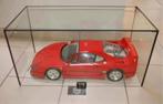 1:8 POCHER Ferrari F40 rosso corsa + vitrine UNIEK MOOI WRH, Hobby en Vrije tijd, Modelauto's | 1:5 tot 1:12, Ophalen, Zo goed als nieuw
