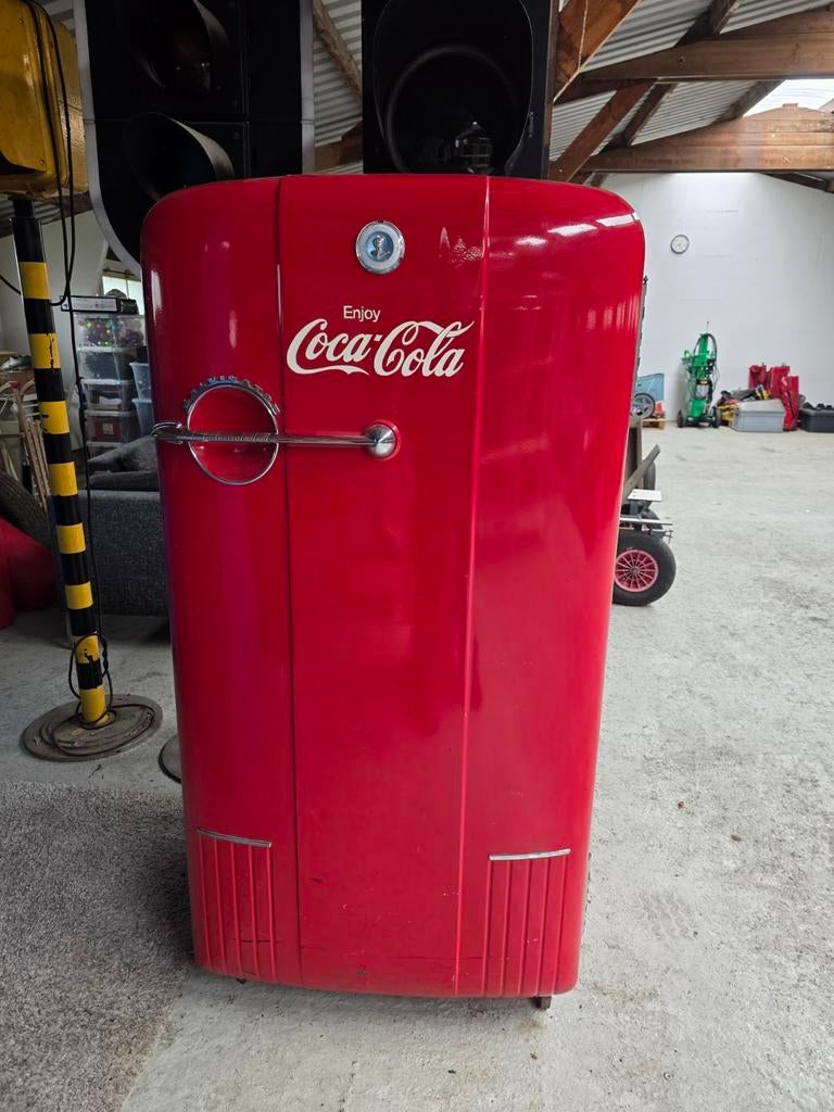 Vintage Coca-Cola Koelkast, Kelvinator jaren 50 koelkast, Ophalen, 150 tot 200 liter, 60 cm of meer, 140 tot 160 cm