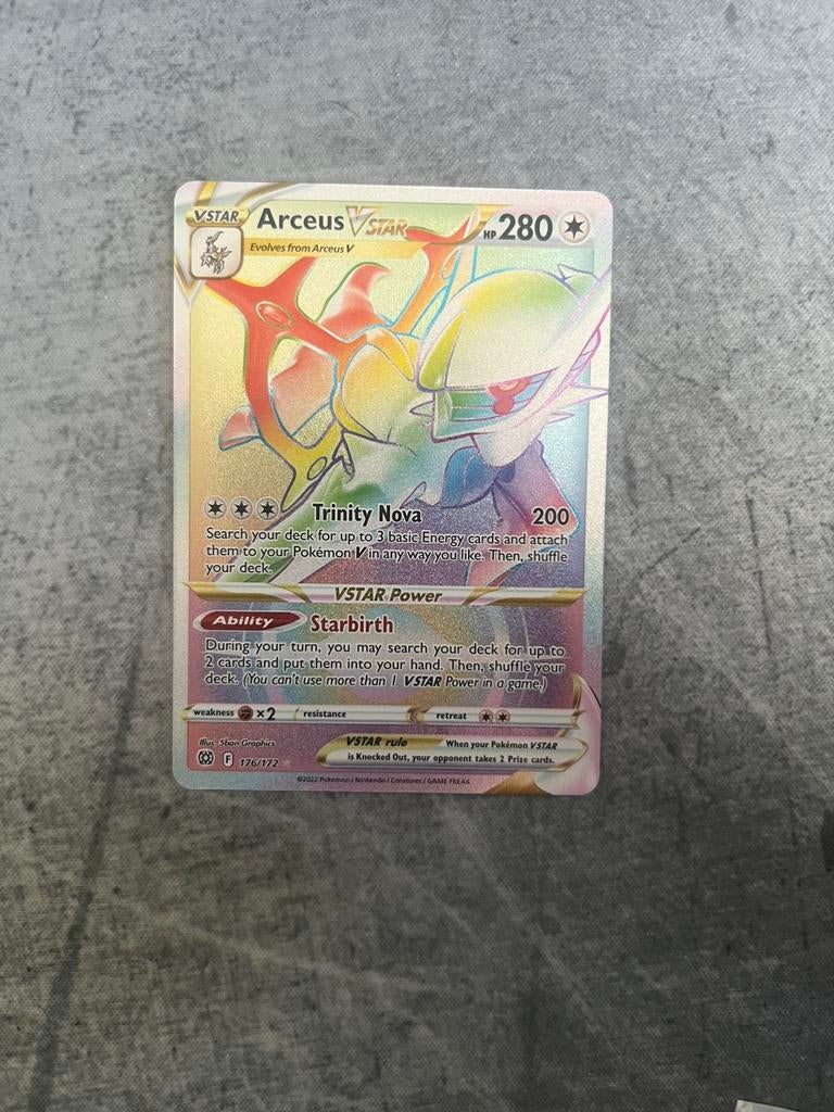 Arceus Vstar 176/172, Ophalen of Verzenden, Zo goed als nieuw