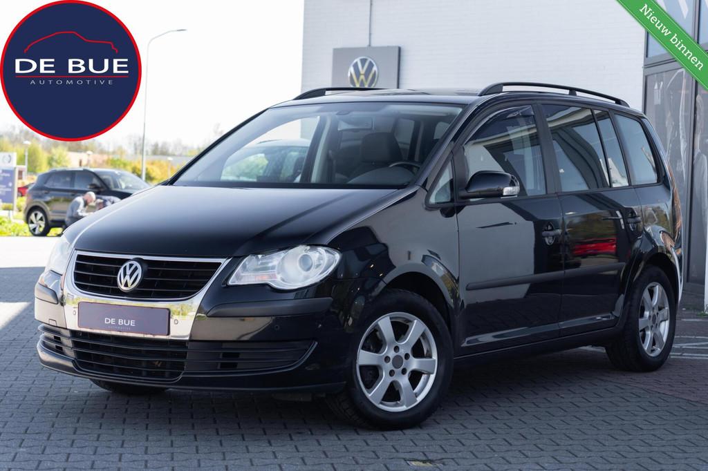 Volkswagen Touran 1.4 TSI Comfortline|2e Eig|Org NL NAP|Auto, Gebruikt, Zwart, 4 cilinders, Traction-control