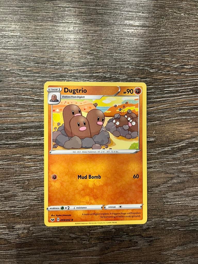 Dugtrio SSH 093/202, Ophalen of Verzenden, Zo goed als nieuw