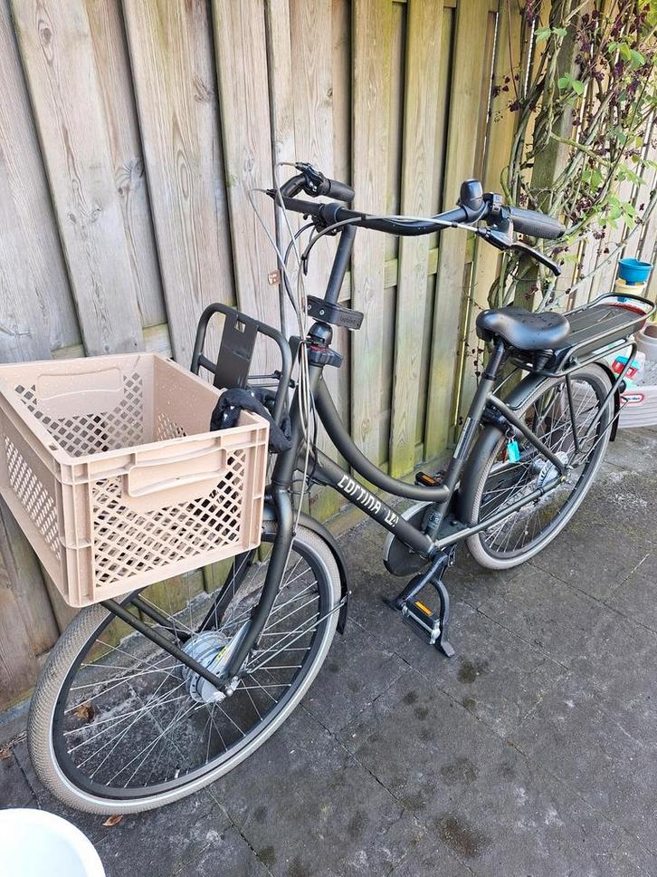 Cortina E-u4 transport, Fietsen en Brommers, Elektrische fietsen, Gebruikt, Cortina, 47 tot 51 cm, 50 km per accu of meer, Ophalen