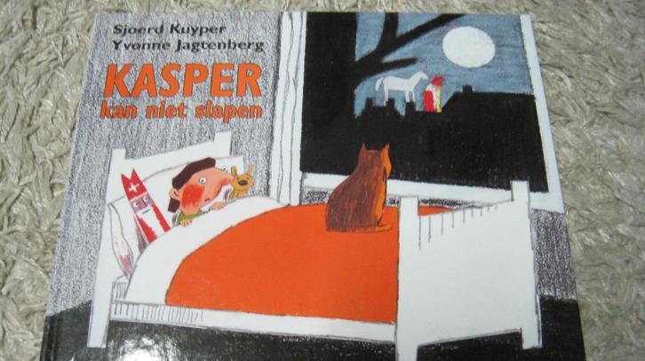 Kasper kan niet slapen, Boeken, Kinderboeken | Jeugd | onder 10 jaar, Zo goed als nieuw, Non-fictie, Ophalen of Verzenden