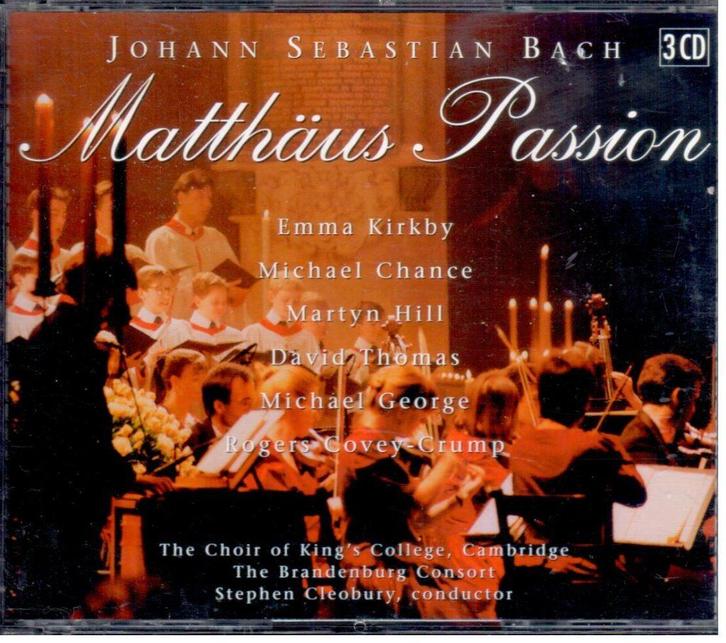 Bach - Matthäus Passion complete, Cd's en Dvd's, Cd's | Klassiek, Gebruikt, Vocaal, Barok, Ophalen of Verzenden