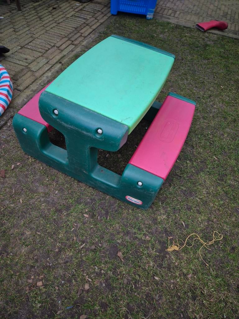Little Tikes Picknicktafel - Kinderpicknicktafel, Overige materialen, Gebruikt, Rechthoekig, Ophalen