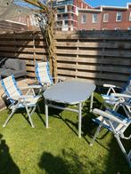 Complete Campingset: 4 Dukdalf Stoelen & Bocamp Tafel, Ophalen, Gebruikt, Campingstoel