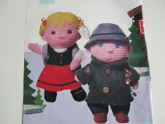 Haakpatroon  Popje uit Oostenrijk    nr 781, Verzenden, Nieuw, Haken, Patroon of Boek