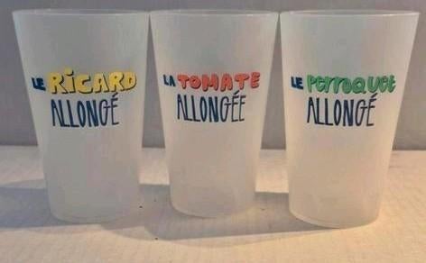 Ricard "eco cups", Verzamelen, Glas en Borrelglaasjes, Ophalen of Verzenden, Overige typen