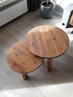 Bijzettafel rond 2 stuks pronto wonen salzburg, Ophalen, Gebruikt, 50 tot 100 cm, Rond
