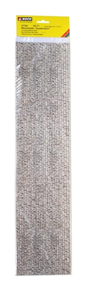 Noch Mauerplatte Quaderstein (57740), Hobby en Vrije tijd, Modeltreinen | H0, Overige merken, Natuur, Gelijkstroom of Wisselstroom