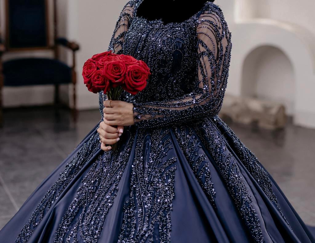 Kinalik - Henna jurk, Ophalen of Verzenden, Zo goed als nieuw, Trouwjurk