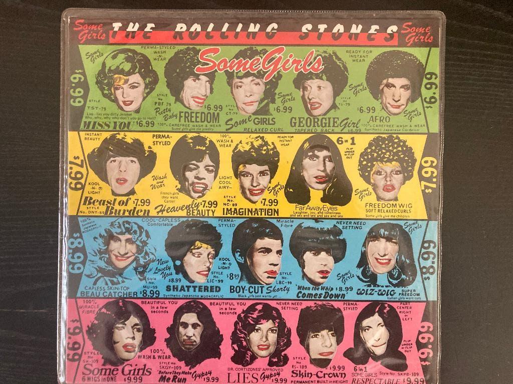 Lp, The Rolling Stones, Some Girls, 1978, Gebruikt, Overige formaten, Inclusief binnenhoes, Ophalen of Verzenden