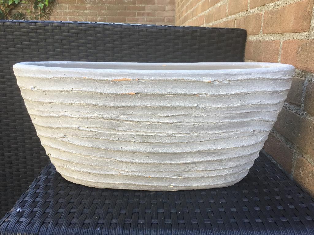 Plantenpot, Tuin en Terras, Ophalen, Gebruikt, Rond, Balkon